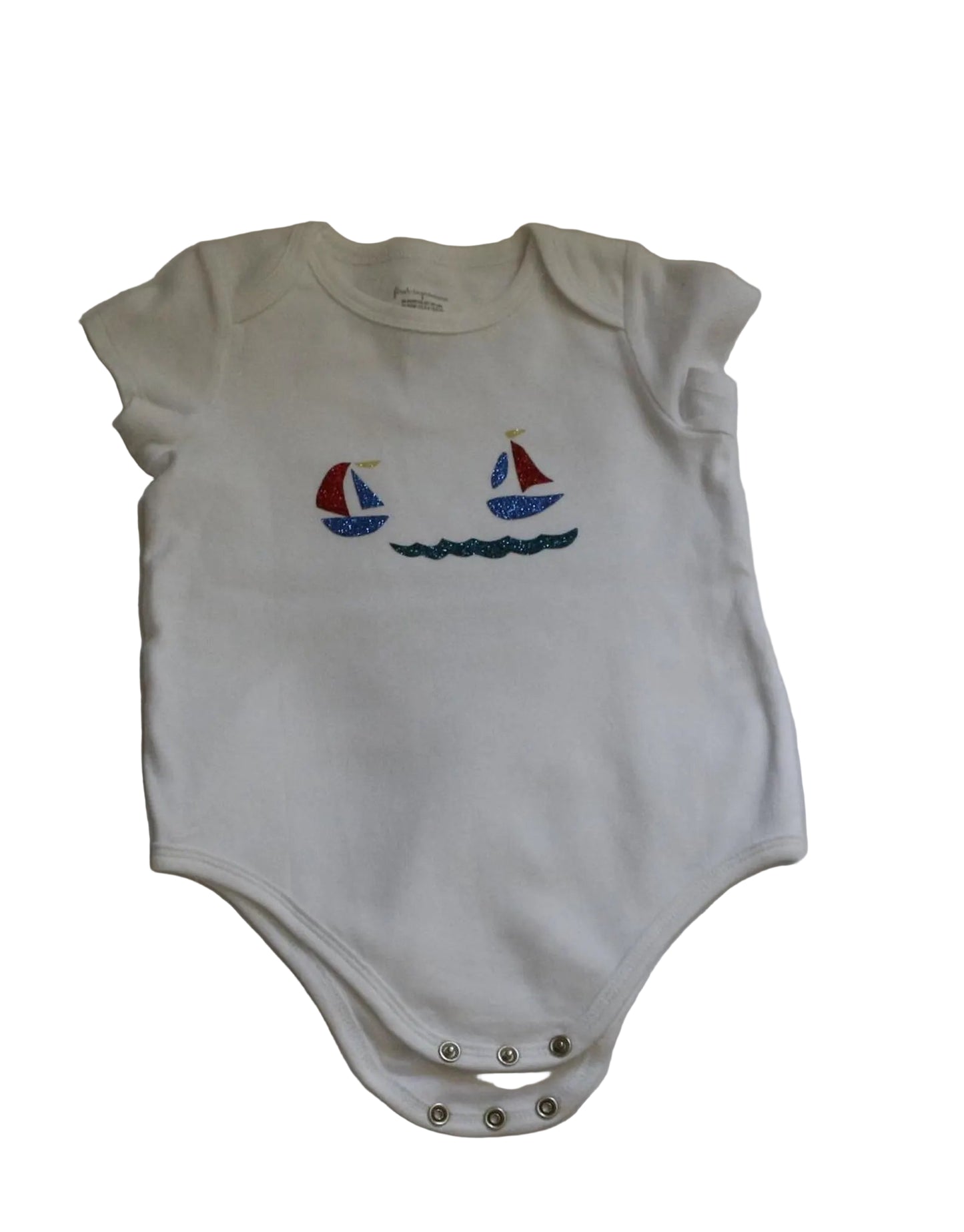 Girls Toddler Handmade Nautical Boat Outfit, Girls Bodysuit and Skirt- 24 Months, Girls Toddler Summer Clothing