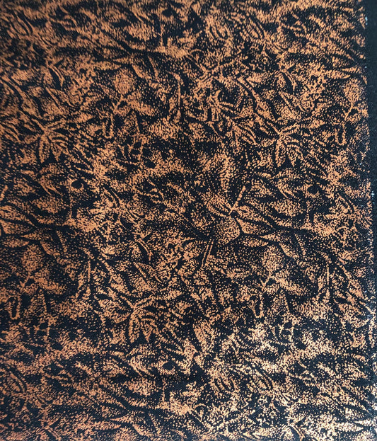 Michael Miller Copper Fairy Frost, Black and Metallic Copper, Designer Cotton, Quilting Fabric, Sold by YARD