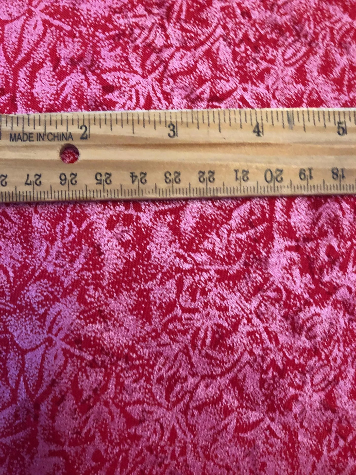 Michael Miller Metallic Blood Red Fairy Frost, Designer Cotton, Quilting Fabric, Sold by YARD