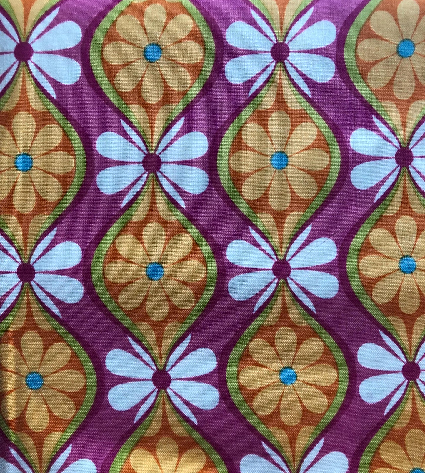 Stripe Botanique Orange by Lila Tueller Designs, Riley Blake, Designer Cotton, Quilting Fabric, Sold by YARD