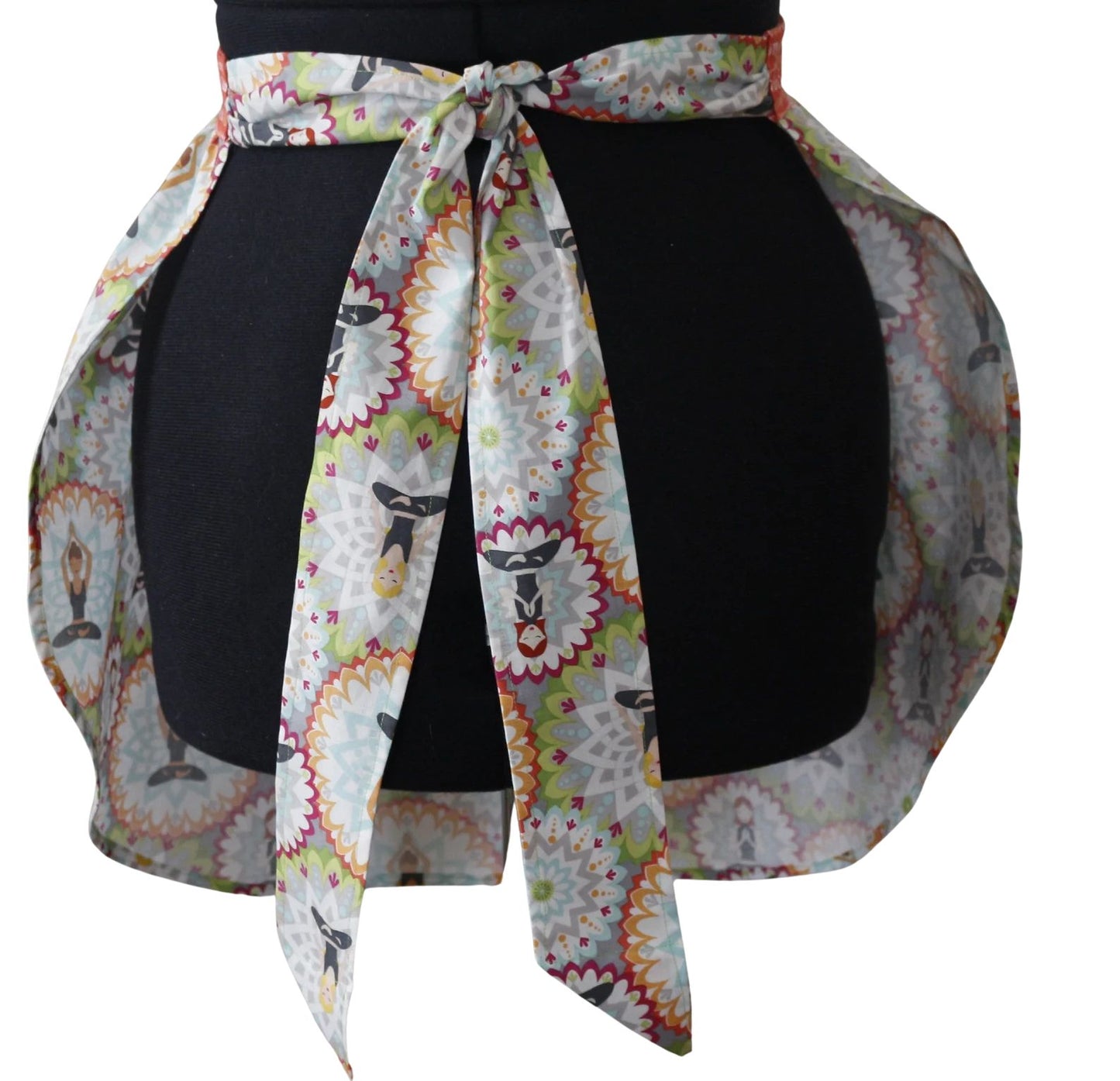 Apron for Women, Meditation Apron for Women, Aprons, Namaste Om Orange Belt Apron for Women