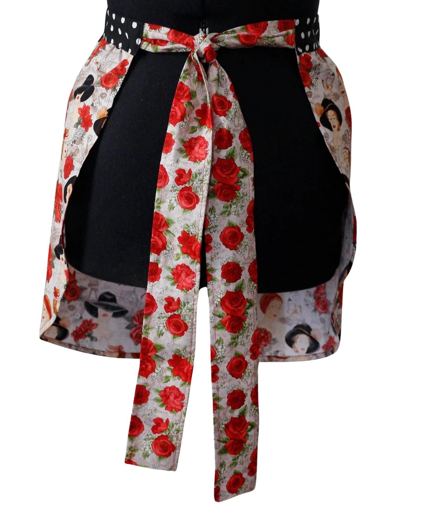 Apron for Women, Paris Apron for Women, French Cooking Apron for Women, Romantic Apron